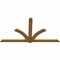 Ekena Millwork Redmond Rough Sawn Timber Gable Bracket, Western Red Cedar, 108"W x 58"H x 2"D x 6"F, 13/12 Pitch GBW108X58X0206RED00RWR - alternate 4